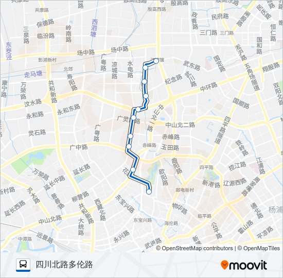 公交97路的线路图