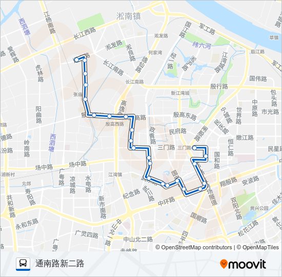 公交99路的线路图