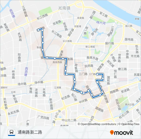 99路 Bus Line Map