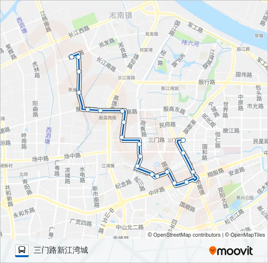 99路 Bus Line Map