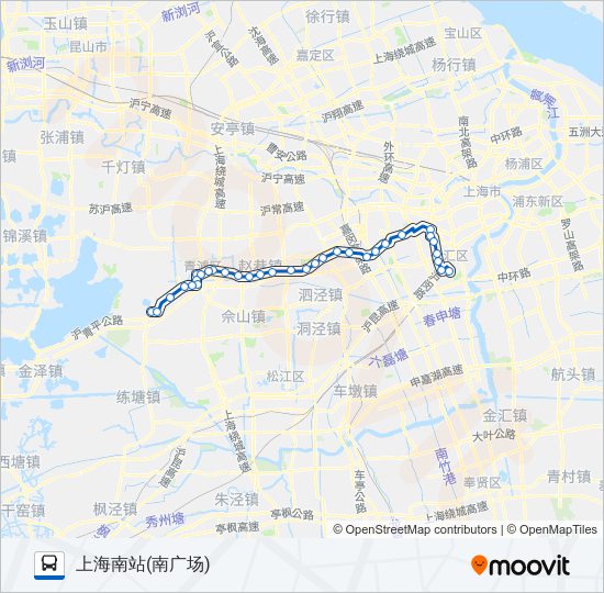 上朱线 bus Line Map