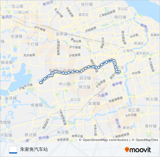 上朱线 bus Line Map