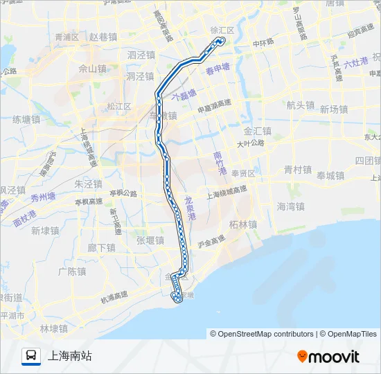 公交上石路的线路图