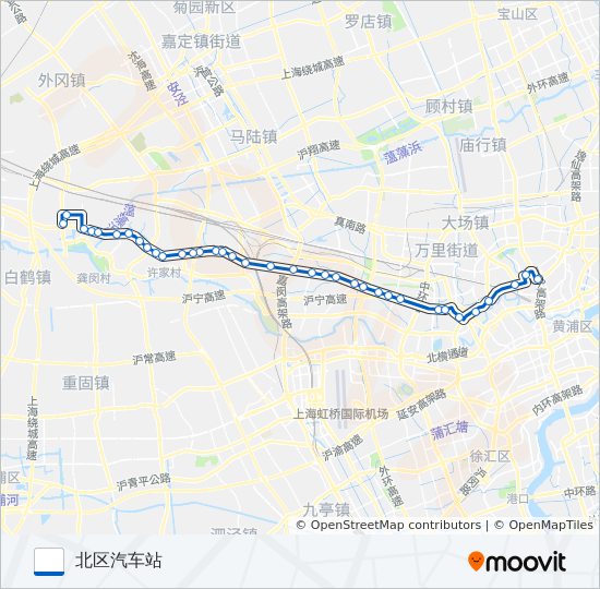 北安线 bus Line Map