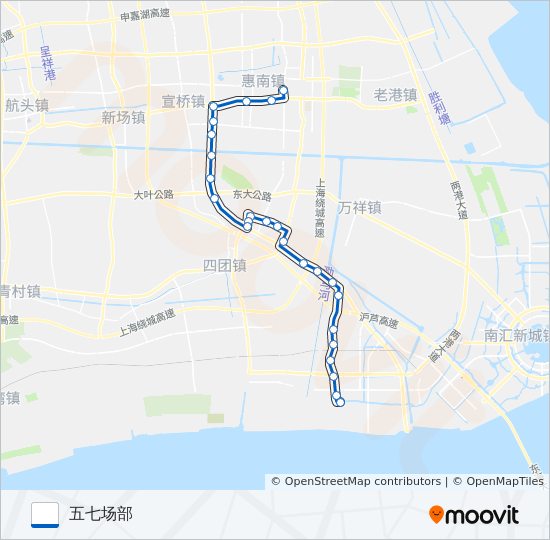 南七线 bus Line Map