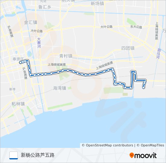 南五线 bus Line Map