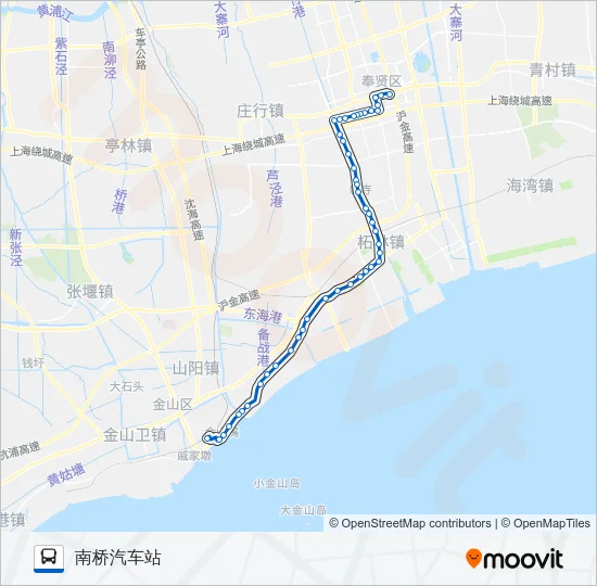 公交南卫路的线路图