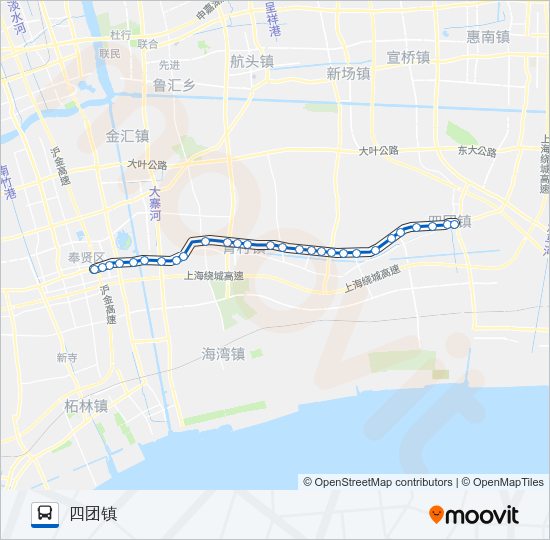 公交南团路的线路图