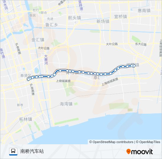 南团线 bus Line Map