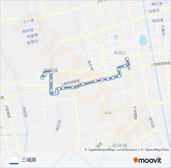 南庄线 bus Line Map