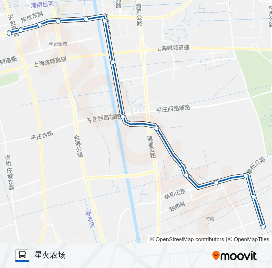 南星线 Bus Line Map