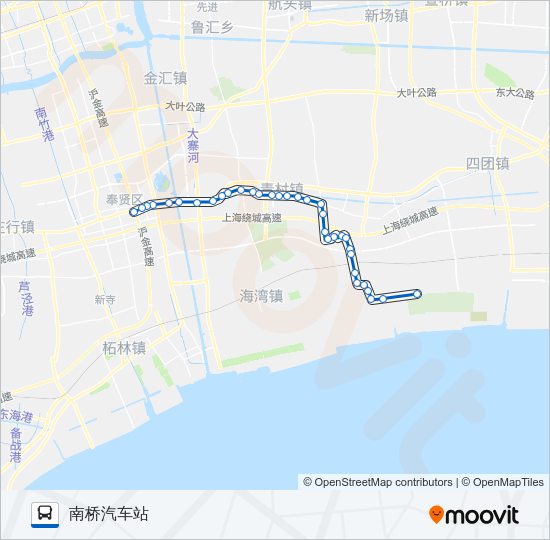 公交南燎路的线路图