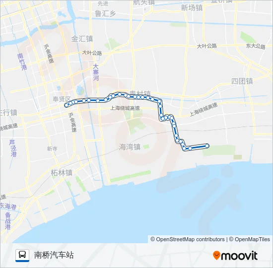 南燎线 Bus Line Map