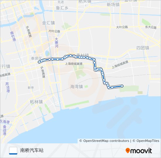 南燎线 bus Line Map