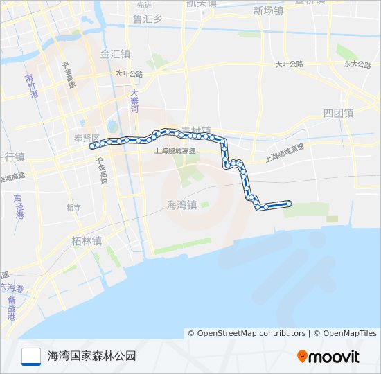 南燎线 bus Line Map