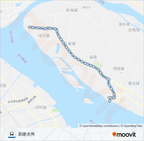 公交南牛路的线路图