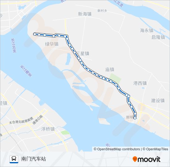 南牛线 Bus Line Map