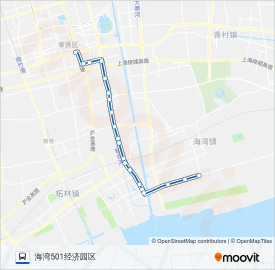 南靶线 Bus Line Map