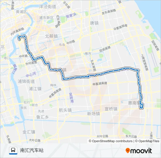 周南线 Bus Line Map