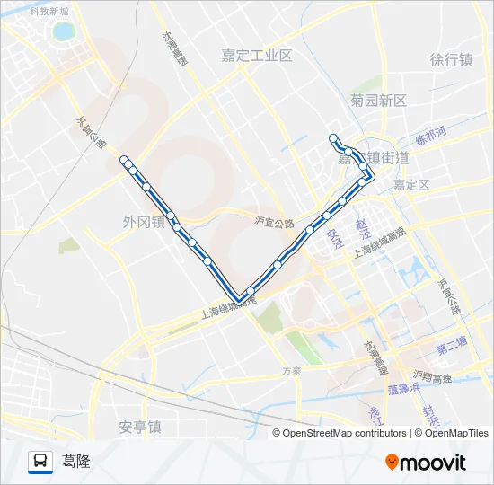 嘉葛线 Bus Line Map