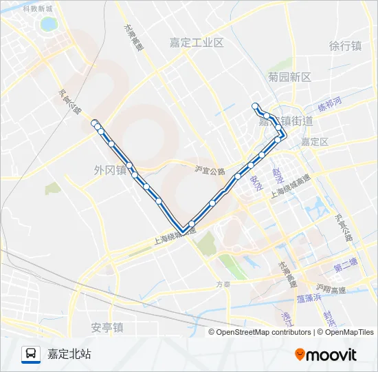 嘉葛线 Bus Line Map