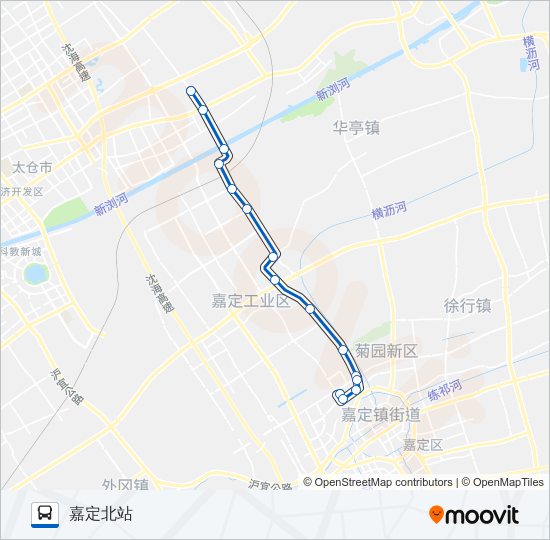 嘉陆线 bus Line Map