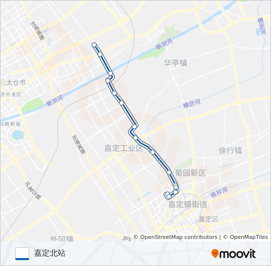 嘉陆线 bus Line Map