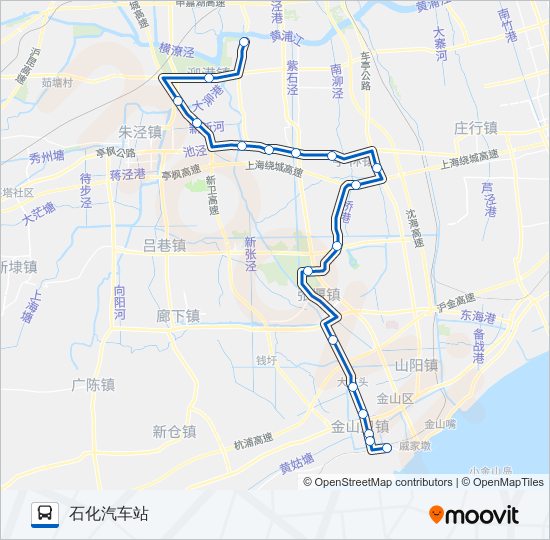 公交塘卫路的线路图