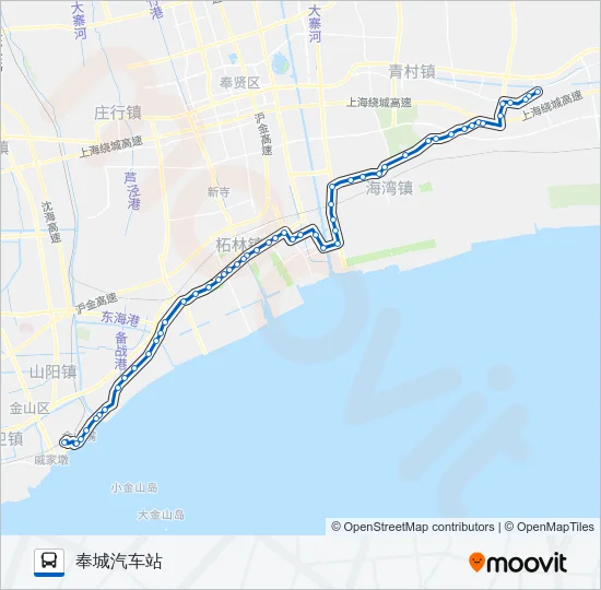 奉卫线 Bus Line Map