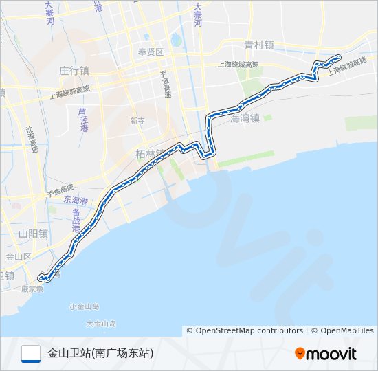 奉卫线 bus Line Map