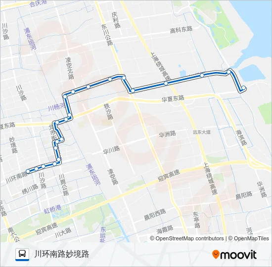 川三线 Bus Line Map