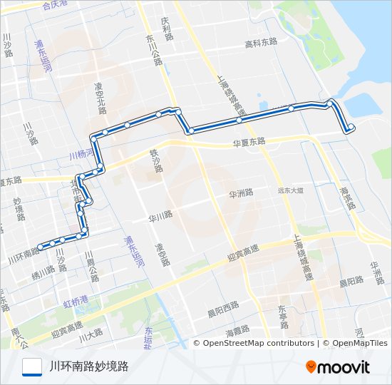 川三线 bus Line Map