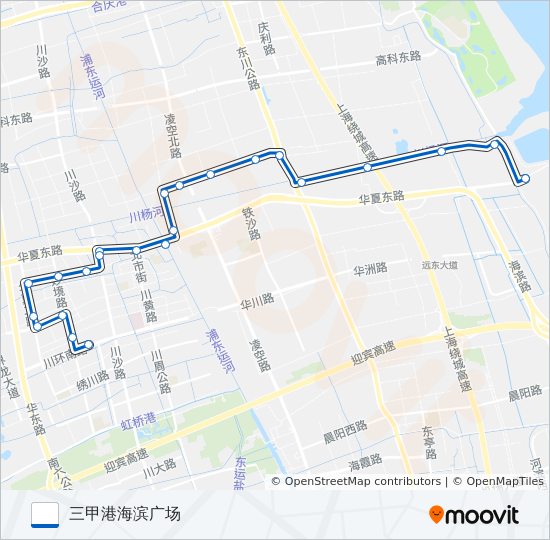 川三线 bus Line Map