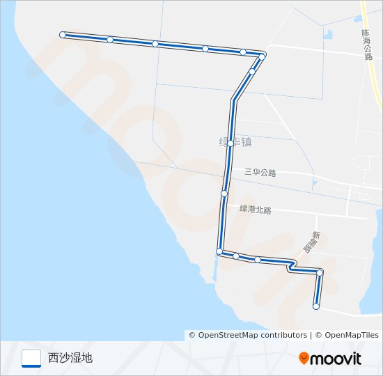 公交建西路的线路图