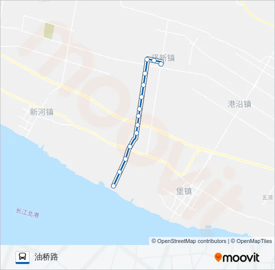 新桥线 Bus Line Map
