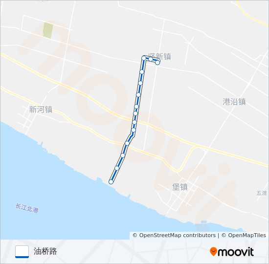 新桥线 bus Line Map