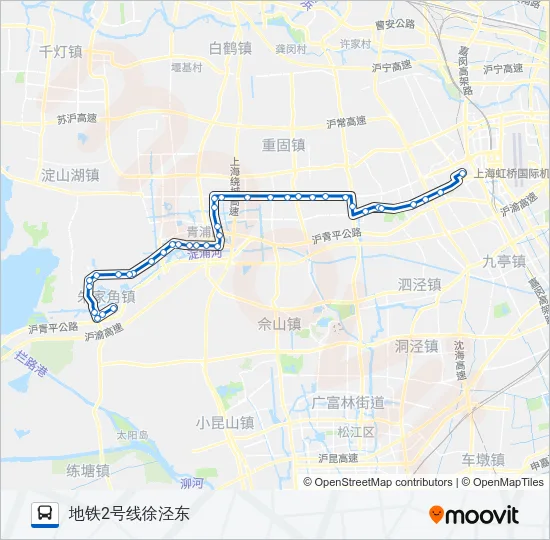 朱徐线 Bus Line Map