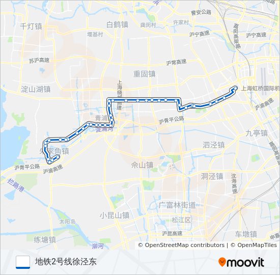 朱徐线 bus Line Map