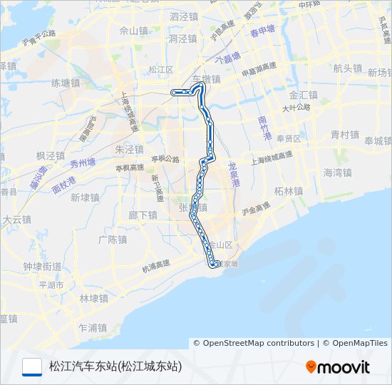 松卫线 bus Line Map