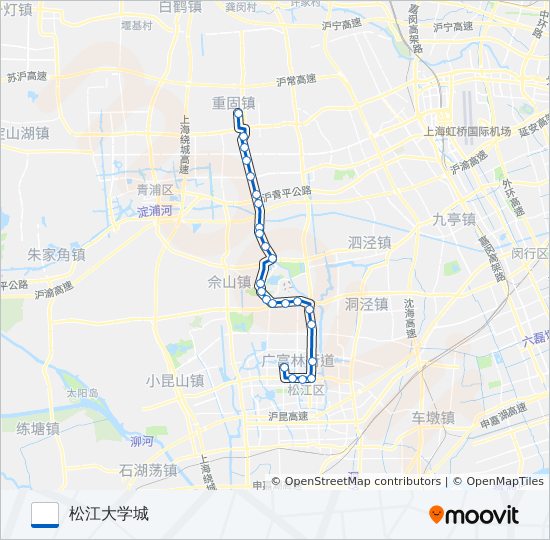 松重线 bus Line Map