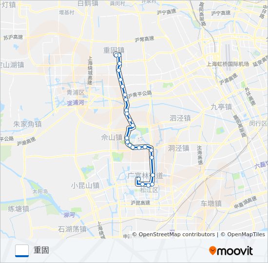 松重线 bus Line Map