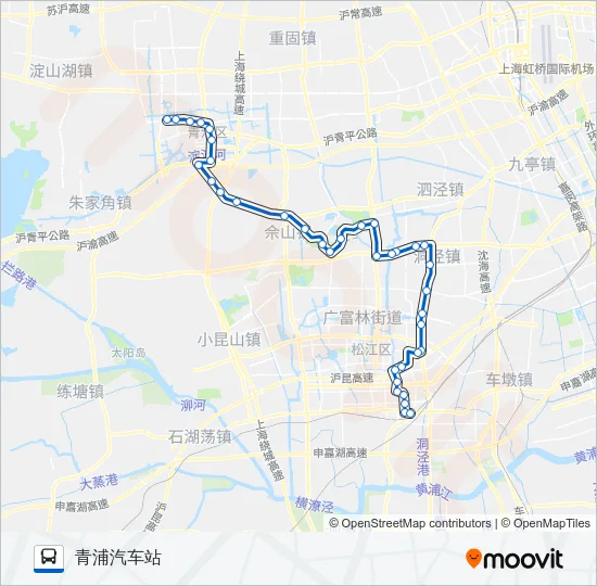松青线 Bus Line Map