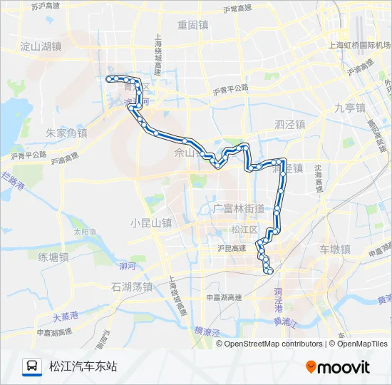 松青线 Bus Line Map