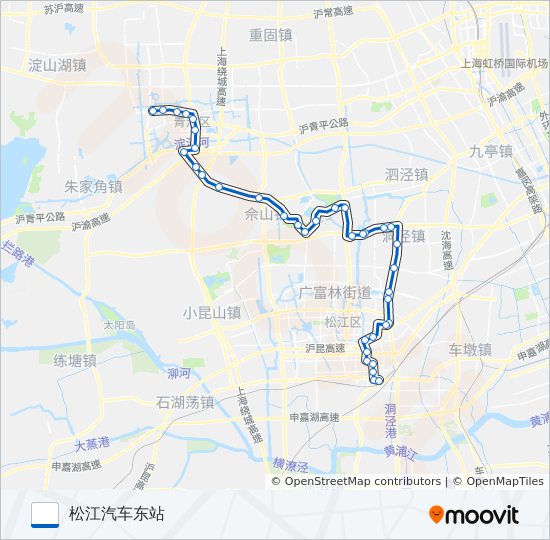 松青线 bus Line Map