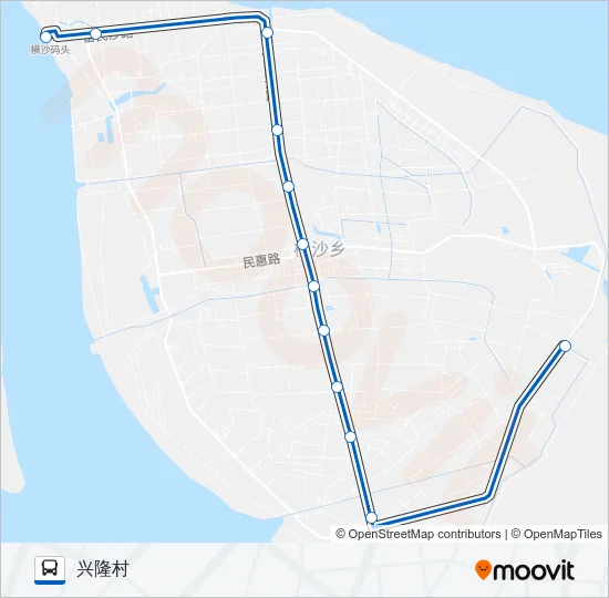 横兴线 Bus Line Map