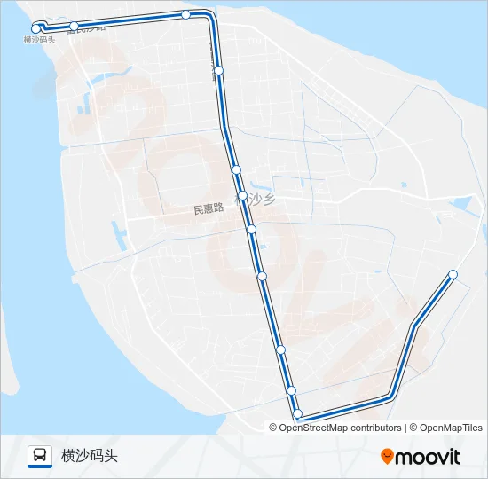 横兴线 Bus Line Map