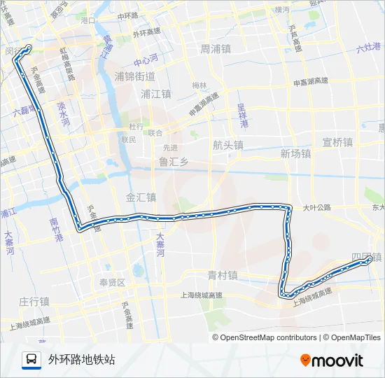 莘团线 Bus Line Map