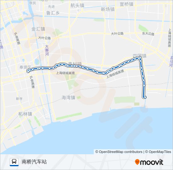 西五线 Bus Line Map