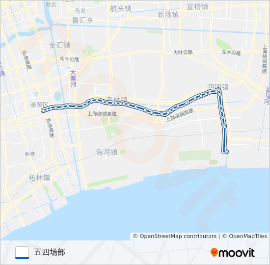 西五线 bus Line Map