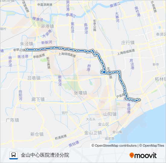 公交金漕路的线路图